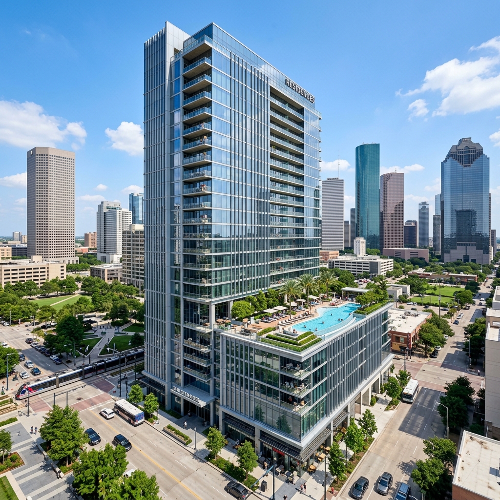 Downtown Glass Tower Condo — High-Yield US Rental Unit